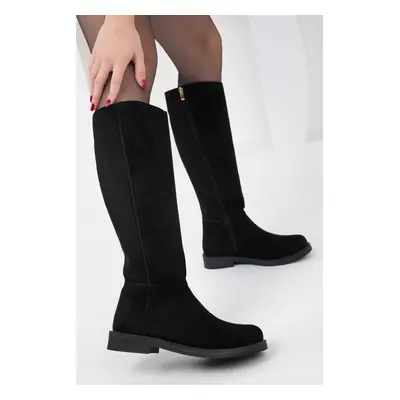 Soho Black Suede Women's Boots