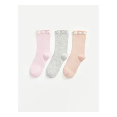 LC Waikiki Flower Girl Socks 3-Pack