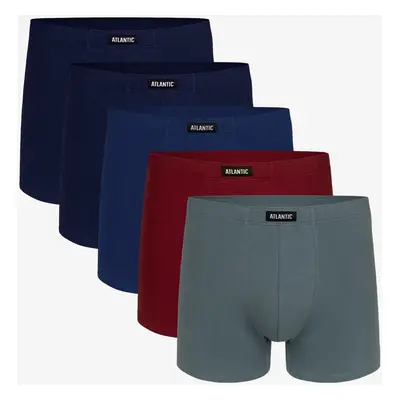 Men's Boxer Shorts ATLANTIC 5Pack - Multicolored