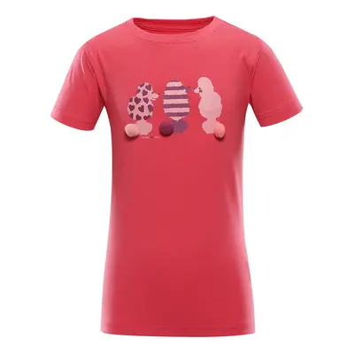 Children's T-shirt nax NAX POLEFO raspberry