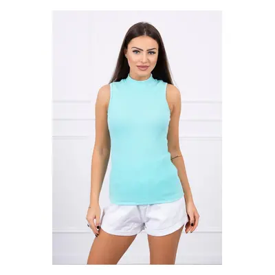 Sleeveless blouse mint