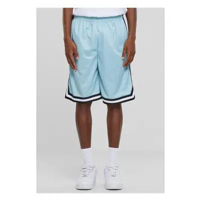 Men's Stripes Mesh Shorts - Ocean Blue/Black/White