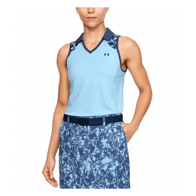 Women's T-shirt with collar Under Armour Zinger Sleeveless Blocked Polo