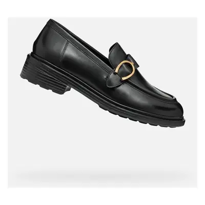 Black women's moccasins Geox Walk Pleasure - Women's