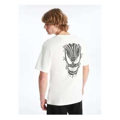 LC Waikiki LCW Crew Neck Short Sleeve Venom Printed Combed Cotton Men's T-Shirt