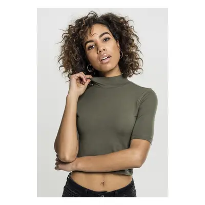 Women's turtleneck T-shirt with olives