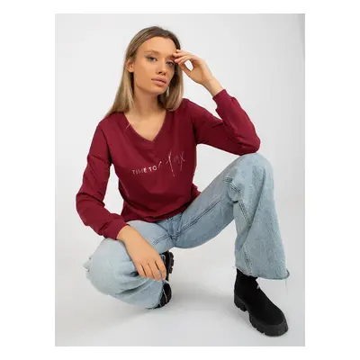 Blouse-RV-BZ-8355.41X-burgundy