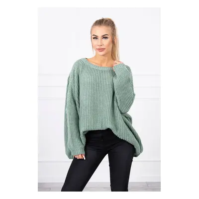 Oversize sweater dark mint