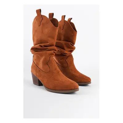 Capone Outfitters Suede Pull-On Women's Cowboy Boots