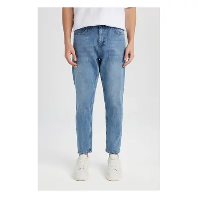 DEFACTO 90's Slim Fit Skinny Leg Jean Washed Trousers