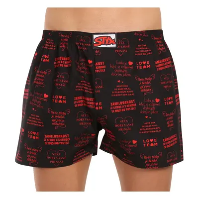 Men's briefs Styx art classic rubber oversized Valentine's Day texty