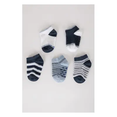 DEFACTO Baby Boy Seamless 5-Piece Cotton Booties Socks