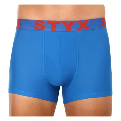 Men's boxers Styx sports rubber oversized blue