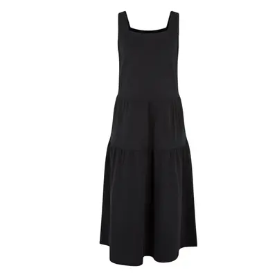 Girls' 7/8 Length Valance Summer Dress - Black