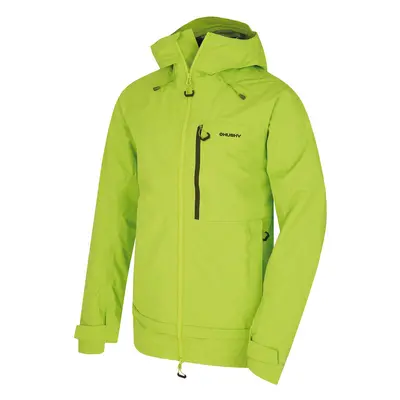 Men's hardshell jacket HUSKY Nanook brightness. green