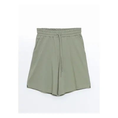 LC Waikiki Women's Elastic Waist Straight Shorts