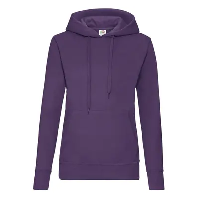 Fioletowa bluza z kapturem Hooded Sweat Fruit of the Loom