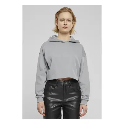 Women's cropped hoodie Terry Hoodie gray