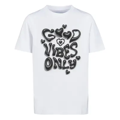 Children's T-shirt Good Vibes Only Heart white