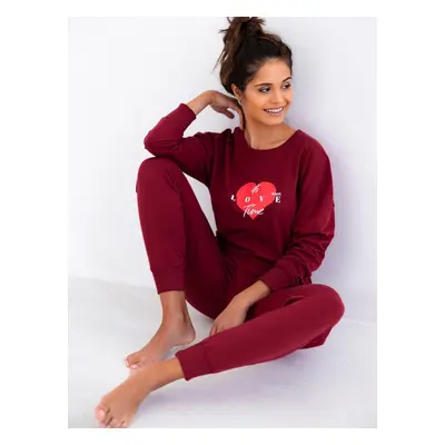 Pyjamas Sensis Mercy length/yr burgundy