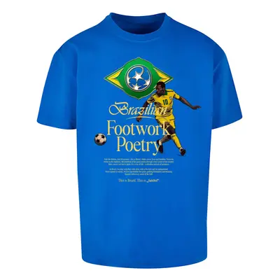 Men's T-shirt Footwork Poetry Oversize cobalt blue