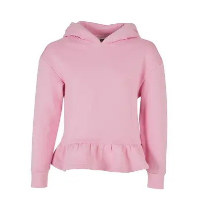 Girls Organic Volants Hoody girlypink