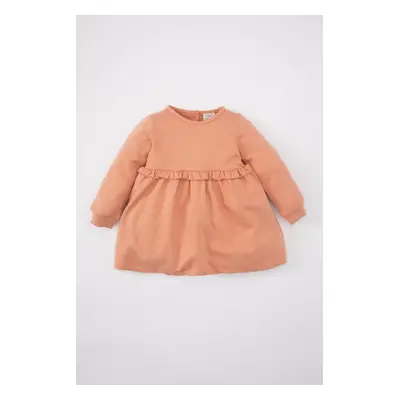 DEFACTO Baby Girl Long Sleeve Basic Dress