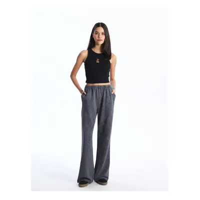 LC Waikiki Women's Elastic Waist Plain Sweatpants