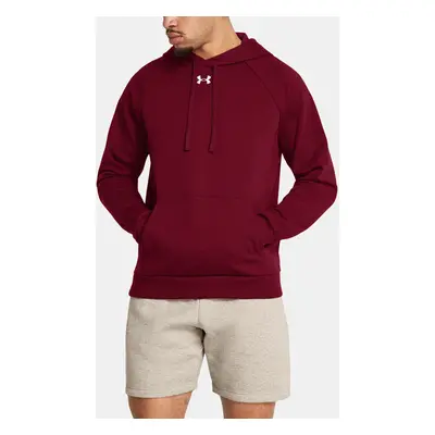 Men's sweatshirt Under Armour UA Rival Fleece Hoodie-RED - Men's