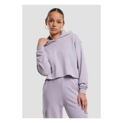 Women's Oversized Hoodie Light Terry - Purple