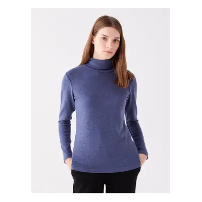 LC Waikiki Women's Turtleneck Plain Long Sleeve Blouse