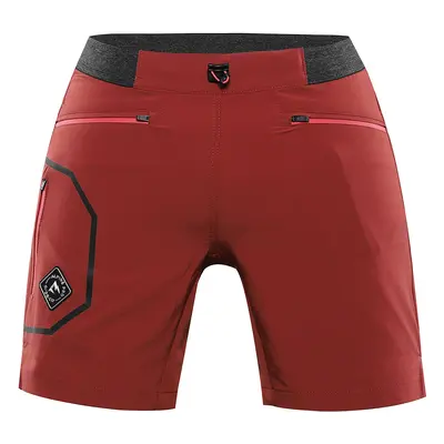 Women's outdoor shorts ALPINE PRO ZAMBA chilli