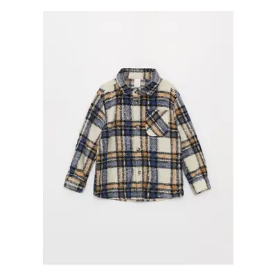 LC Waikiki Long Sleeve Plaid Patterned Baby Boy Shirt Jacket