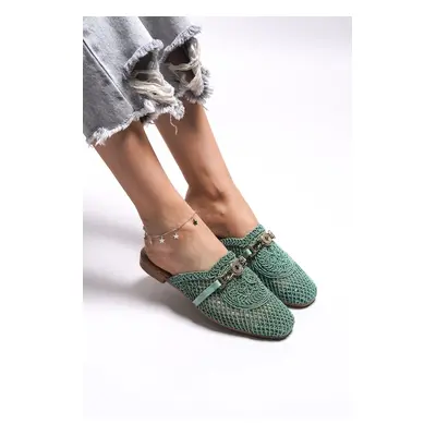 Riccon Maendreil Women's Slippers Mint