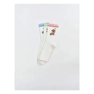 LC Waikiki Powerpuff Girls Printed Women's Socks Pack