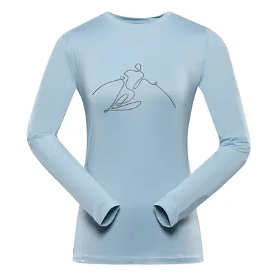 Women's quick-drying T-shirt ALPINE PRO LOUSA aquamarine variant pa