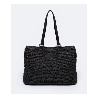 Big Star Large Knitted Bag Black