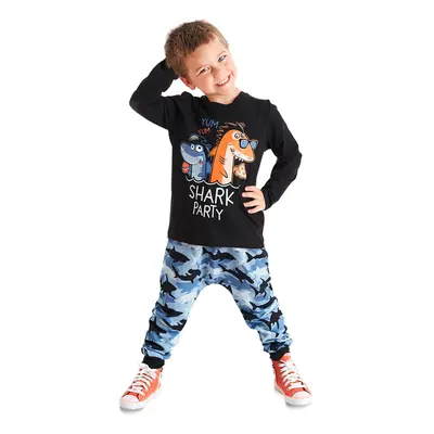 Denokids Shark Party Boy's T-shirt Trousers Set