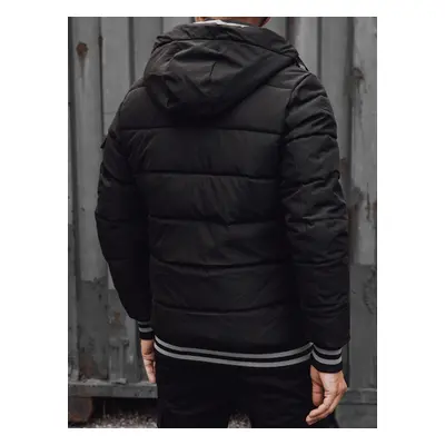 Men's quilted jacket black Dstreet