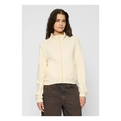 Women's sweatshirt without hood Terry Track cream