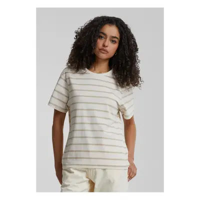 Women's Striped T-Shirt Box Beige