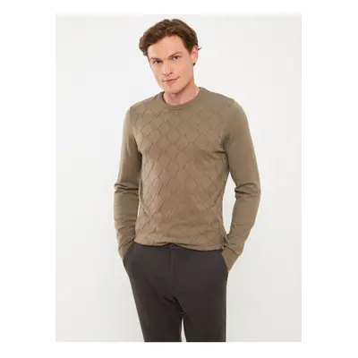 LC Waikiki Crew Neck Long Sleeve Men's Knitwear Sweater