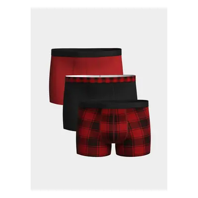 LC Waikiki Standard Mold Flexible Fabric Men's Boxer 3-Piece