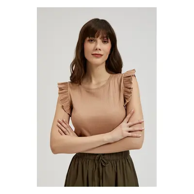 Women's blouse MOODO - dark beige