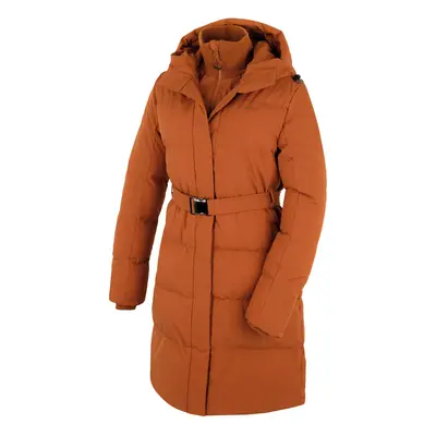 Women's stuffed hardshell jacket HUSKY Nerine brown