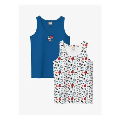 LC Waikiki LCW Kids Crew Neck Spiderman Printed Boy's Undershirt 2-Pack