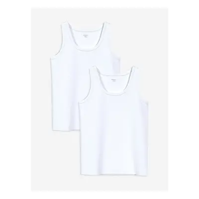 LC Waikiki Lw - Crew Neck Boy's Undershirt 2-Pack