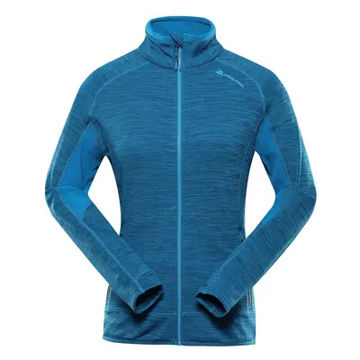 Women's quick-drying hoodie with cool-dry ALPINE PRO ONNECA mykonos blue