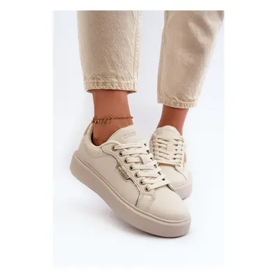 Women's Big Star Memory Foam System Sneakers Beige