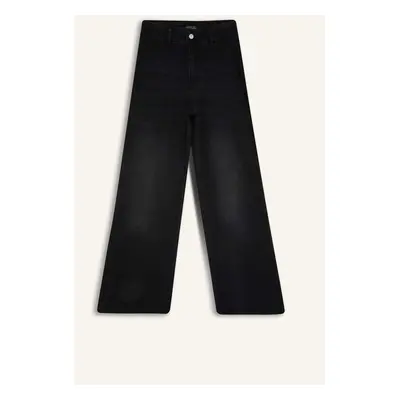 DEFACTO Culotte High Waist Long Jeans